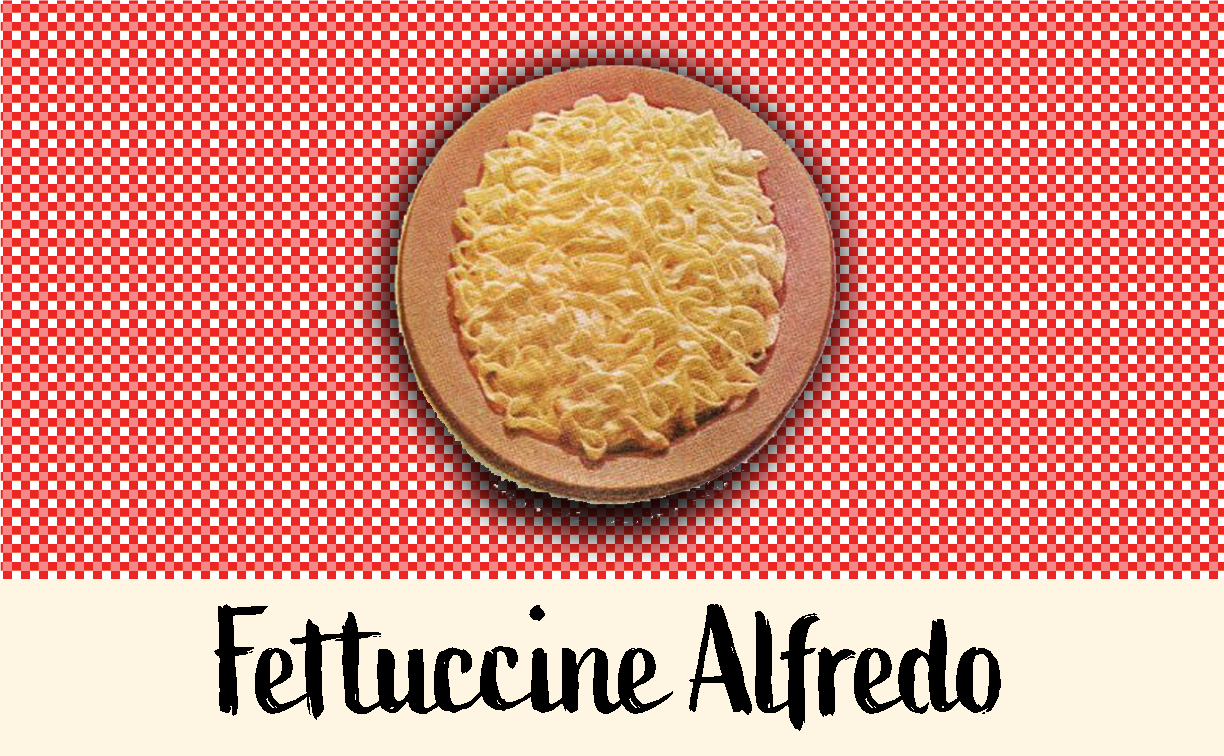 Pennsylvania Dutch Noodles Alfredo from a ad for the pasta that featured the recipe