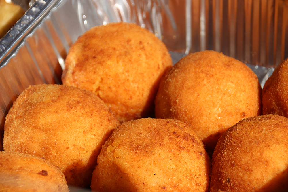 Arancini at san gennaro food