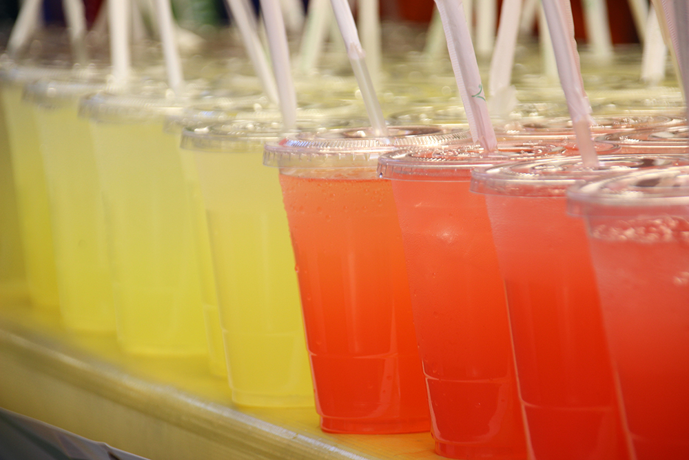 lemonade cups at San Gennaro