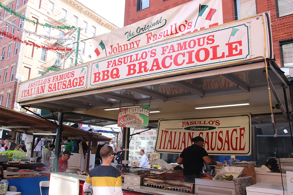 John Fasullo's sausages have been around almost as long as the festival