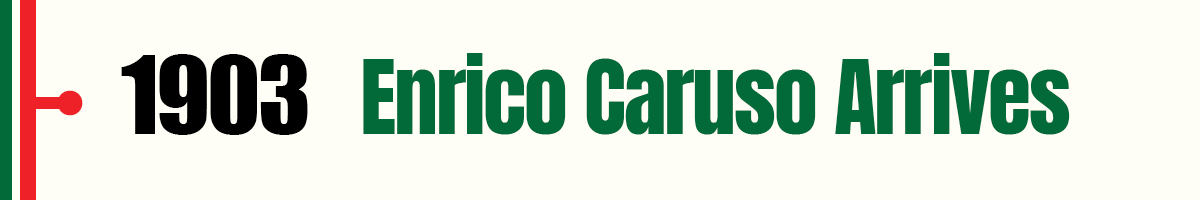 1903 Enrico Caruso